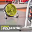 RYOBI PCL813B ONE+ 18V Cordless Hybrid WHISPER SERIES 14 in. Air Cannon Fan (Tool Only)