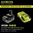 RYOBI PCL813B ONE+ 18V Cordless Hybrid WHISPER SERIES 14 in. Air Cannon Fan (Tool Only)