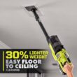 RYOBI PBLSV716K ONE+ HP 18V Brushless Cordless Pet Stick Vacuum Cleaner Kit with 4.0 Ah HIGH PERFORMANCE Battery and Charger
