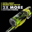RYOBI PBLSV716K ONE+ HP 18V Brushless Cordless Pet Stick Vacuum Cleaner Kit with 4.0 Ah HIGH PERFORMANCE Battery and Charger