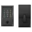 Schlage BE499WB V CEN 622 Century Matte Black Electronic Encode Plus Smart WiFi Deadbolt with Alarm