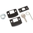 Schlage FE285LW V CAM 716 GEO CAM Camelot Aged Bronze Entry Door Handleset with Georgian Door Knob