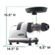 Omega 200-Watt Cold Press Chrome J8006HDC Slow Masticating Juicer