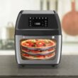 DRINKPOD Chefpod Pro 13 qt. Stainless Steel Air Fryer Oven Digital Touchscreen with 18-Accessories
