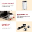 Galanz 2- Cup Stainless Steel Espresso Machine with Steam Wand and Drip Coffee Machine