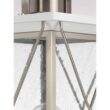 Progress Lighting Barlowe Collection 1-Light Stainless Steel Clear Seeded Glass Farmhouse Outdoor Post Lantern Light Progress Lighting Barlowe Collection 1-Light Stainless Steel Clear Seeded Glass Farmhouse Outdoor Post Lantern Light
