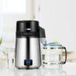 VIVOHOME 16-Cup Brushed 304 Stainless Steel Water Distiller Machine with LCD Screen