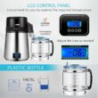 VIVOHOME 16-Cup Brushed 304 Stainless Steel Water Distiller Machine with LCD Screen