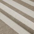 Couristan Afuera Yacht Club Tan-Ivory 9 ft. x 12 ft. Indoor/Outdoor Area Rug