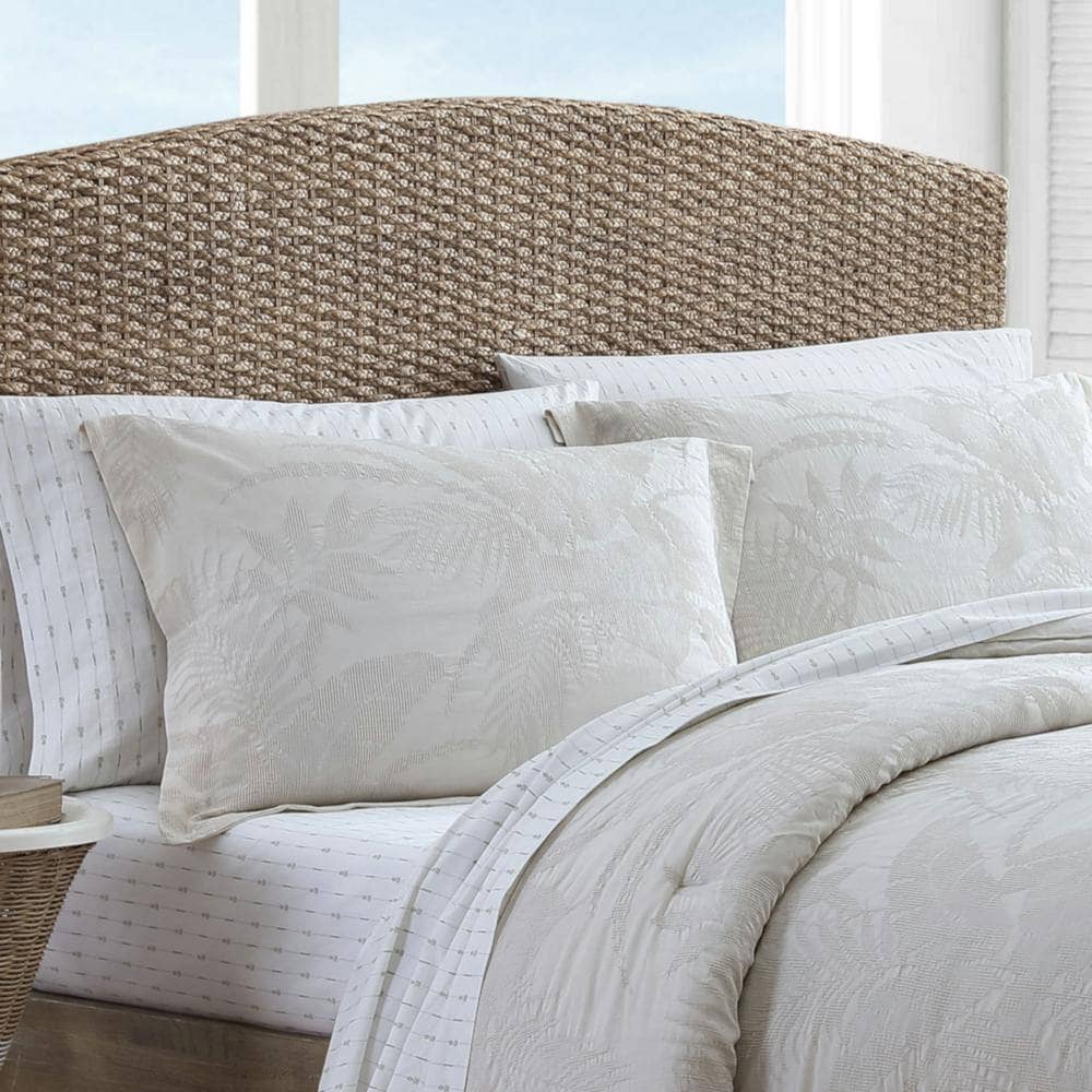 Tommy Bahama Abalone 3-Piece Gray Floral Cotton King Comforter Set Tommy Bahama Abalone 3-Piece Gray Floral Cotton King Comforter Set - Image 4