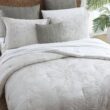 Tommy Bahama Abalone 3-Piece Gray Floral Cotton King Comforter Set Tommy Bahama Abalone 3-Piece Gray Floral Cotton King Comforter Set