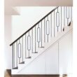 HOUSE OF FORGINGS RO-6002-8 Red Oak 6002-8 2-3/4 in. W x 1-5/8 in. H Modern Style Straight Wood Handrail for Stair Remodeling 8 ft. L