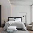 VERA WANG Waffle Pique 3-Piece White Solid Cotton King Comforter Set