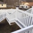 Weatherables White Vinyl Stair Railing Kit 3 ft. H x 8 ft. W