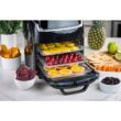 ARIA 10Qt White Air Fryer Oven with Rotating Rotisserie, Dehydration and Recipe Book