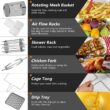 Costway 19 qt. White Air Fryer Oven with Dehydrator Rotisserie Costway 19 qt. White Air Fryer Oven with Dehydrator Rotisserie