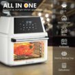 Costway 19 qt. White Air Fryer Oven with Dehydrator Rotisserie Costway 19 qt. White Air Fryer Oven with Dehydrator Rotisserie