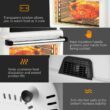 Costway 19 qt. White Air Fryer Oven with Dehydrator Rotisserie Costway 19 qt. White Air Fryer Oven with Dehydrator Rotisserie