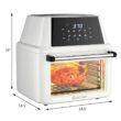 Costway 19 qt. White Air Fryer Oven with Dehydrator Rotisserie Costway 19 qt. White Air Fryer Oven with Dehydrator Rotisserie