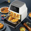 Costway 19 qt. White Air Fryer Oven with Dehydrator Rotisserie Costway 19 qt. White Air Fryer Oven with Dehydrator Rotisserie
