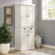 CROSLEY FURNITURE Seaside White Kitchen Pantry CROSLEY FURNITURE Seaside White Kitchen Pantry