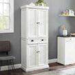 CROSLEY FURNITURE Seaside White Kitchen Pantry CROSLEY FURNITURE Seaside White Kitchen Pantry