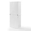 CROSLEY FURNITURE Bartlett White Tall Food Pantry CROSLEY FURNITURE Bartlett White Tall Food Pantry