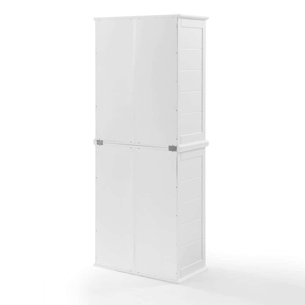 CROSLEY FURNITURE Bartlett White Tall Food Pantry CROSLEY FURNITURE Bartlett White Tall Food Pantry - Image 5