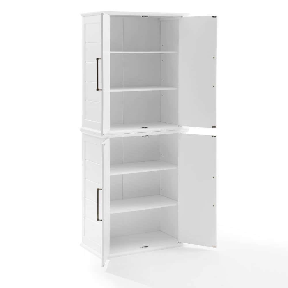 CROSLEY FURNITURE Bartlett White Tall Food Pantry CROSLEY FURNITURE Bartlett White Tall Food Pantry - Image 4