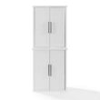 CROSLEY FURNITURE Bartlett White Tall Food Pantry CROSLEY FURNITURE Bartlett White Tall Food Pantry