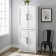 CROSLEY FURNITURE Bartlett White Tall Food Pantry CROSLEY FURNITURE Bartlett White Tall Food Pantry