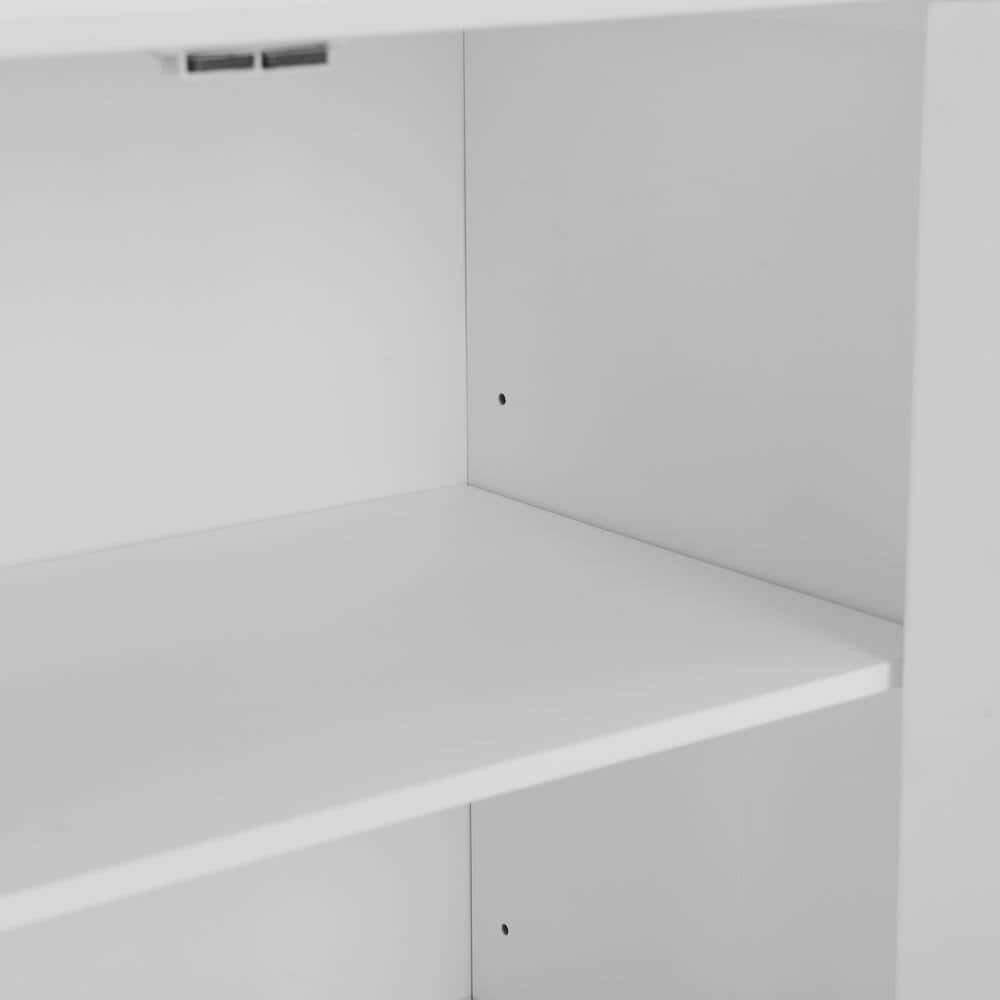CROSLEY FURNITURE Bartlett White Tall Food Pantry CROSLEY FURNITURE Bartlett White Tall Food Pantry - Image 7