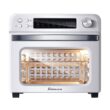 Kalamera 20 qt. 1700-Watt White Air Fryer Toaster Oven Preset Menu Program Cavity Kalamera 20 qt. 1700-Watt White Air Fryer Toaster Oven Preset Menu Program Cavity