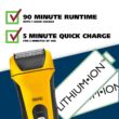 Wahl LifeProof Foil Shaver for Men, Electric Shaver, Rechargeable WaterProof Wet/Dry Lithium ion with Precision Trimmers 