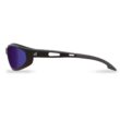 Edge Eyewear Dakura Polarized Safety Glasses Blue Mirror Lens Black Frame 1 pk Edge Eyewear Dakura Polarized Safety Glasses Blue Mirror Lens Black Frame 1 pk