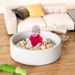 Teedor Foam Ball Pit (200 Balls Included), 39.4 x 11.5 inch large Ball Pits for Toddlers, Soft Children Indoor Round Playpen Teedor Foam Ball Pit (200 Balls Included), 39.4 x 11.5 inch large Ball Pits for Toddlers, Soft Children Indoor Round Playpen