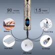 Hairspower Professional Cordless Hair Clippers for Men - T-Blade Trimmer and Nose Hair Trimmer Set