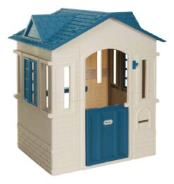 Little Tikes Cape Cottage Pretend Playhouse for Kids, Indoor Outdoor, with Working Door and Windows, for Toddlers Ages 2+ Years, Blue