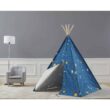 Asweets Glow in the Dark Starry Sky Indoor Kids Foldable Canvas Play Teepee Tent