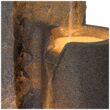 John Timberland Outdoor Floor Water Fountain 34 1/2" High Cascading Marble Finish Bowls LED for Garden Yard