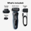 Braun Series 5 5018s Rechargeable Wet Dry Men's Electric Shaver with Charging Stand