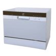 Sunpentown SD-2224DS Countertop Dishwasher with Delay Start & LED – Silver