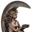 John Timberland Modern Outdoor Floor Water Fountain with Light LED 34" High Crescent Moon for Yard Garden Patio Deck Home