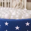 Ball Pit - Dream Collection - White Stars on Navy Blue