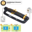 Melnor XT Turbo Oscillating Sprinkler, Covers up to 4,500 Sq Ft