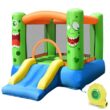 Topbuy Inflatable Bounce House Jumping Castle Kids Playhouse w/ Slider and 480W Blower Topbuy Inflatable Bounce House Jumping Castle Kids Playhouse w/ Slider and 480W Blower