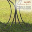 Alpine Corporation 22" x 24" x 36" Decorative Metal Birdbath Bowl on Stand, Rustic
