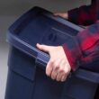 Rubbermaid Roughneck 25 Gallon Stackable Storage Container, 4 Pack