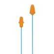 Plugfones Guardian Plus 29 dB Nylon/Silicone/Soft Foam 3.5 MM Jack Earplugs/Earphones w/Mic Blue/Ora