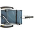 Rage Powersports Bicycle Dog Trailer Carrier, Blue, 56.25"L x 29.50"W x 36"H
